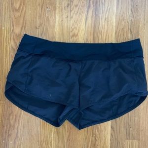 Women’s speed up lululemon shorts black